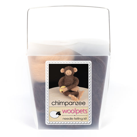 Chimpanzee Needle Felting Kit