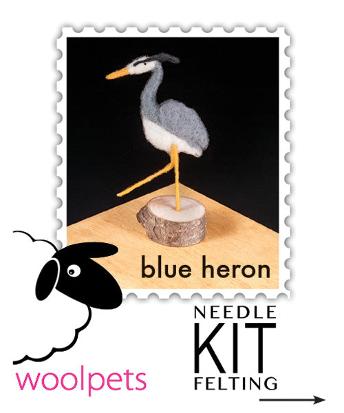 Woolpets Blue Heron instructions cover