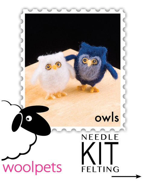 Owls Needle Felting Kit