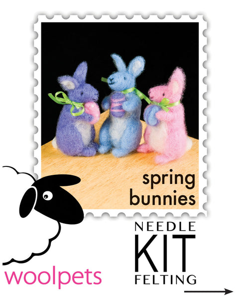Woolpets Spring Bunnies instructions cover
