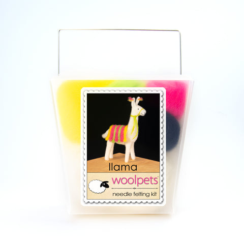 Llama Needle Felting Kit
