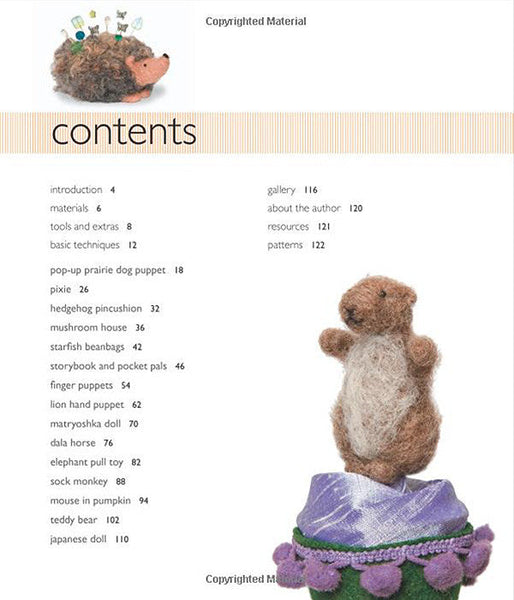 Wool Toys book sample page