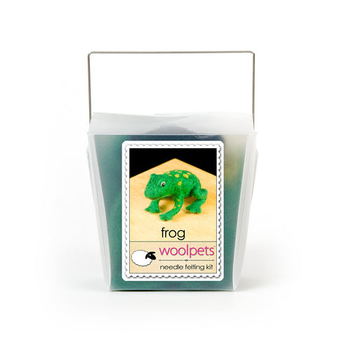Woolpets Frog Needle Felting Kit