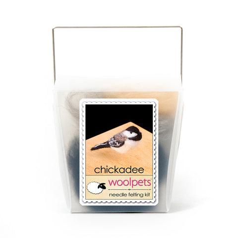 Chickadee Needle Felting Kit