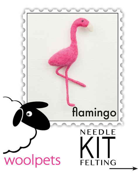 Woolpets flamingo pin instructions cover