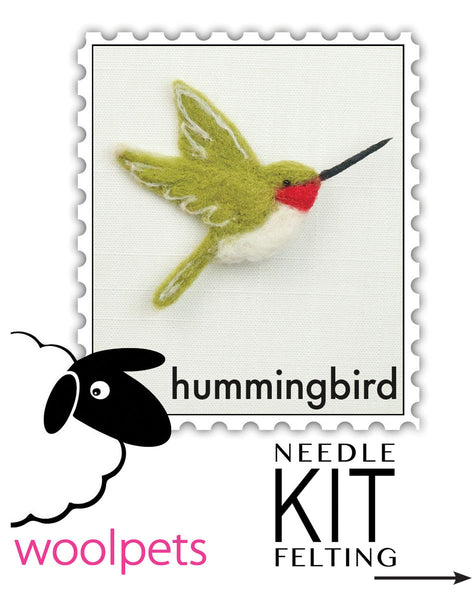 Woolpets hummingbird pin instructions cover