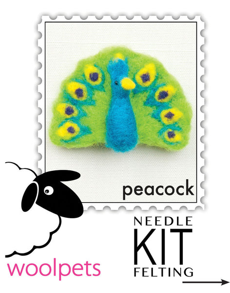 Woolpets peacock pin instructions cover