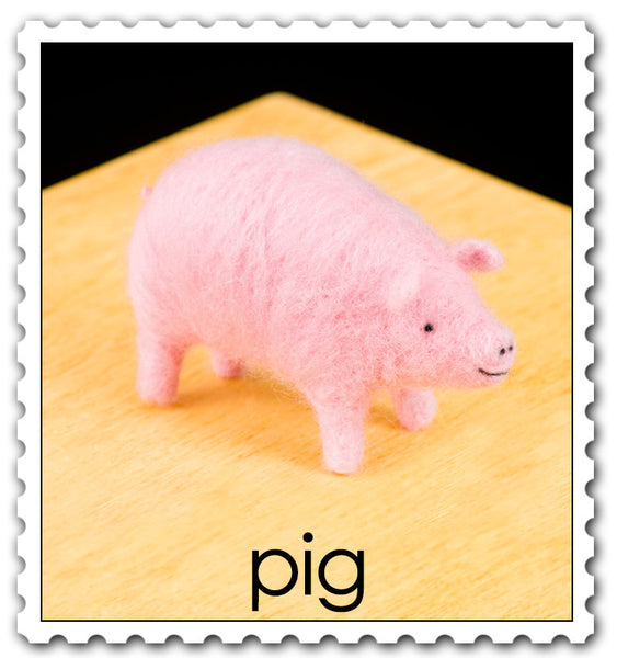 Woolpets Pig stamp
