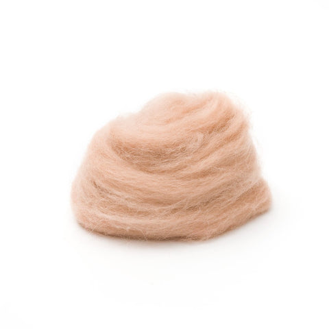 Camel Corriedale Wool Roving 1 oz.