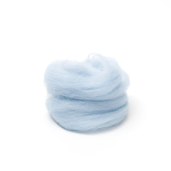 Ice Corriedale Wool Roving 1 oz.