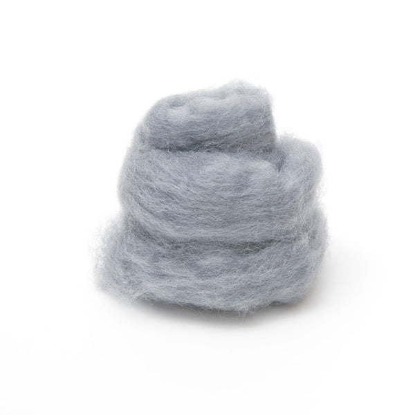 Smoke Corriedale Wool Roving 1 oz.