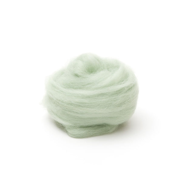 Mint Corriedale Wool Roving 1 oz.