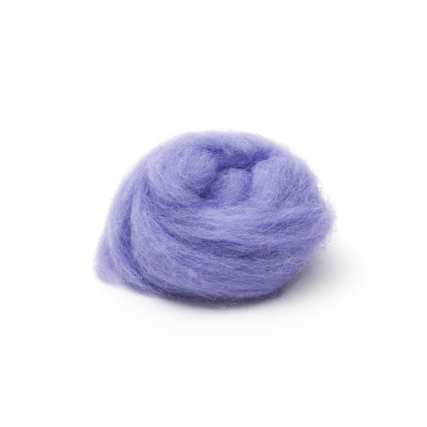 Lavender Wool Roving - 1 oz. NZ Corriedale