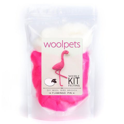 Woolpets Flamingo Pin kit