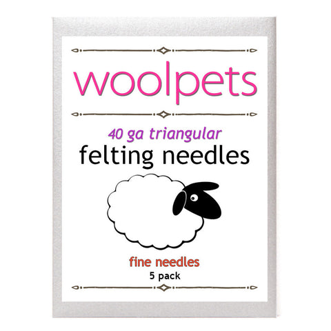 Woolpets 40ga felting needles