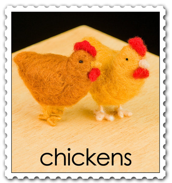 Woolpets Chickens stamp