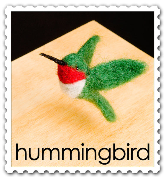 Woolpets Hummingbird Stamp