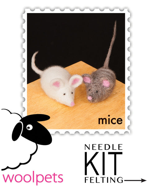 Woolpets Mice kit instructions cover