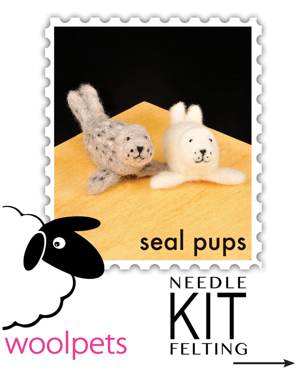 Woolpets Puppies Wool Needle Felting Craft Kit. Made in The USA.