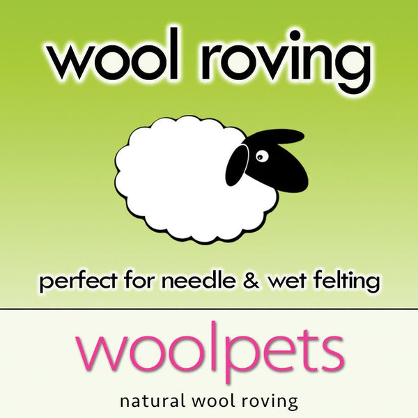 wool roving front label Woolpets