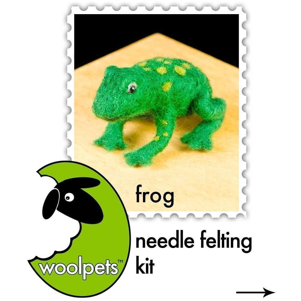 Wholesale Frog Wool Felt Needle Felting Kit with Instructions 