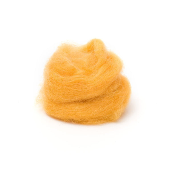 1 oz. Marigold Wool Roving