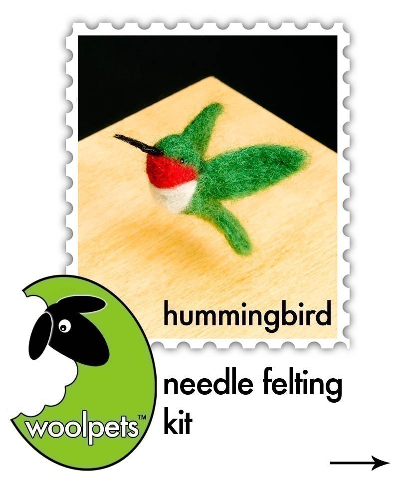 Hamster Eating - Needle Felting Wool Kit