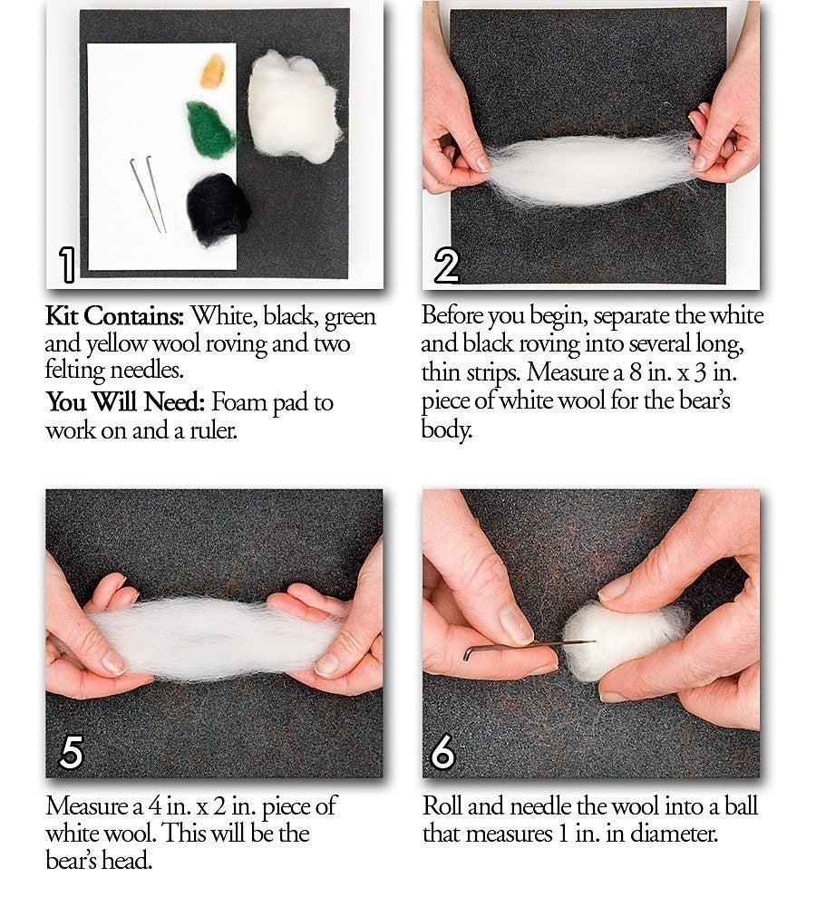 1 oz. White Wool Roving – Woolpets