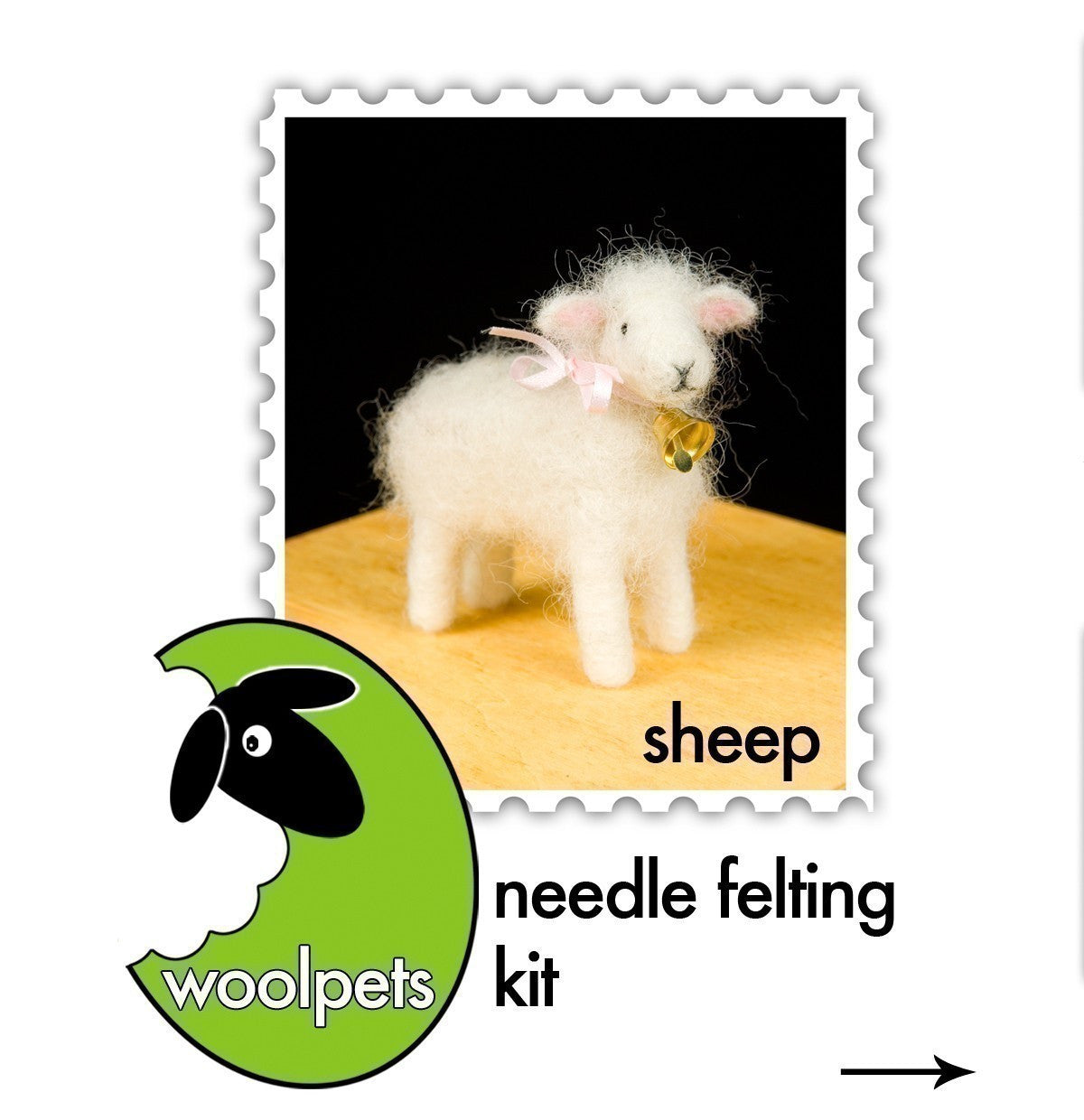 Needle Felting Kit - Animals Needle Felting Set - Sheep Needle Felt -  Needle Felting Kits for Beginners - DIY Wool Felt Materials Set with  Felting 