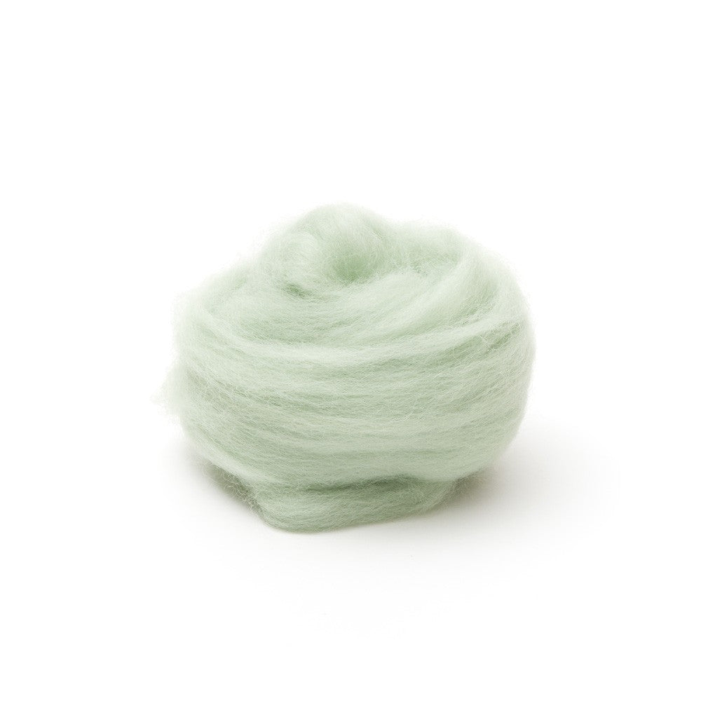 Merino Wool Roving for Felting - 1 Ounce Mint