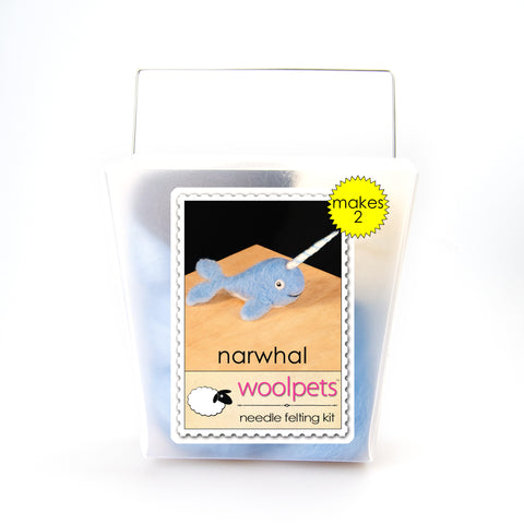 Narwhal Needle Felting Kit