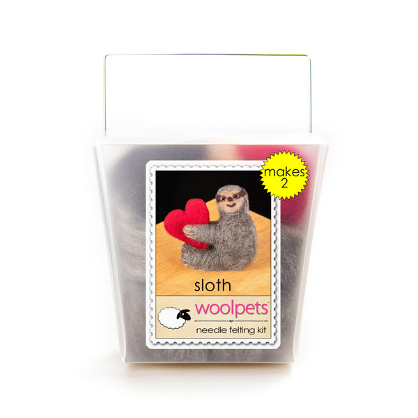 Sloth Needle Felting Kit